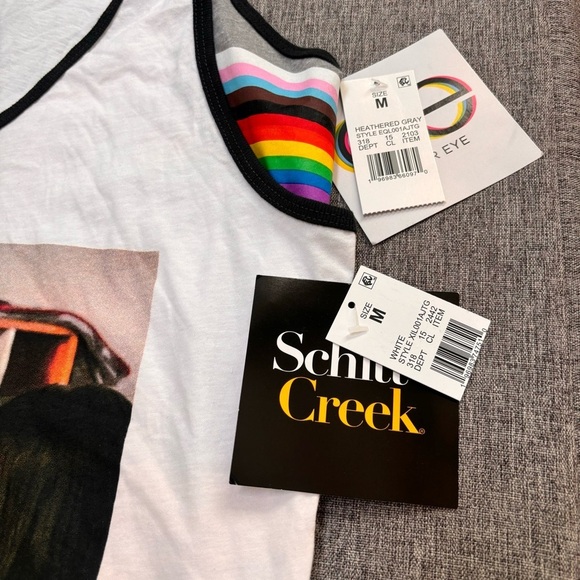 2 Size Medium Graphic Tank Tops, Schitts Creek/Queer Eye - Picture 8 of 11